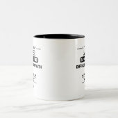 カスタマイズ可能な弁護士デザイン ツートーンマグカップ (中央)