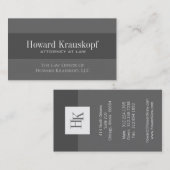 カスタマイズ可能な弁護士名刺 名刺 (正面/裏面)