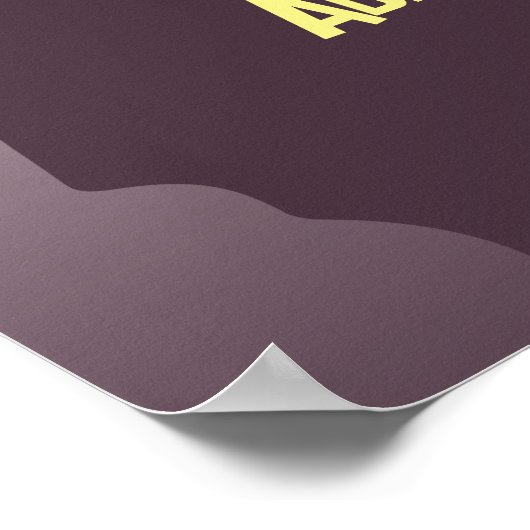 カスタマイズ可能な引用文グレーウルフハウリングレッドサンセット ポスター (角)