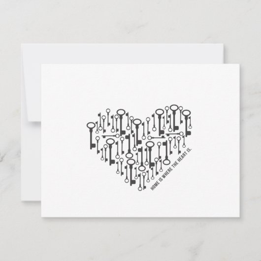 カスタマイズ可能な引越しのお知らせ 案内状 (正面)