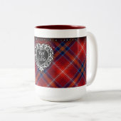 カスタマイズ可能な彼女の赤いマグ-赤いLichtie -のため- ツートーンマグカップ (正面右)