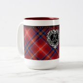 カスタマイズ可能な彼女の赤いマグ-赤いLichtie -のため- ツートーンマグカップ (正面左)