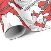 カスタマイズ可能な忍者パターン ラッピングペーパー (ロールコーナー)