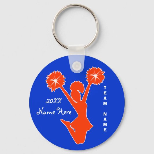 カスタマイズ可能な応援キーホルダーあなたの色と文字 キーホルダー (正面)