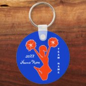 カスタマイズ可能な応援キーホルダーあなたの色と文字 キーホルダー (正面)