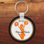 カスタマイズ可能な応援パーティーあなたの色を好む,文字 キーホルダー (正面)