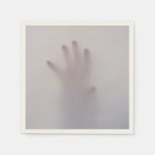 カスタマイズ可能な怖いハロウィーンナプキン スタンダードカクテルナプキン (正面)