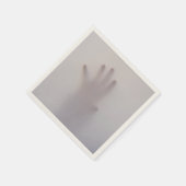 カスタマイズ可能な怖いハロウィーンナプキン スタンダードカクテルナプキン (角)