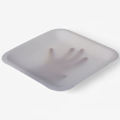 カスタマイズ可能な怖いハロウィーンプレート ペーパープレート (傾斜あり)