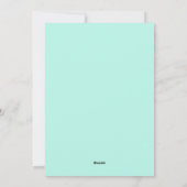 カスタマイズ可能な恐竜が大好きなバレンタインデーカード シーズンカード (裏面)