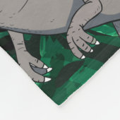 カスタマイズ可能な恐竜キッズディノジュラシックトレックスボーイ フリースブランケット (角)