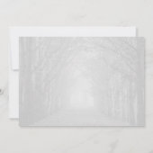 カスタマイズ可能な悔やみや弔慰のサンキューカードおよび封筒 サンキューカード (裏面)