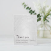 カスタマイズ可能な悔やみや弔慰のサンキューカード サンキューカード (スタンド正面)