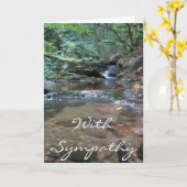 カスタマイズ可能な悔やみや弔慰カード付き カード (黄色い花)