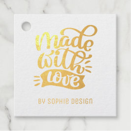 カスタマイズ可能な愛で作ったミニマル書 フェイバータグ