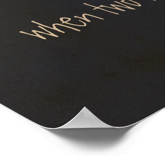 カスタマイズ可能な愛と距離のワールドマップ ポスター (角)