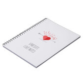 カスタマイズ可能な愛ノート ノートブック (左側)