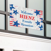 カスタマイズ可能な愛国家族懇親会 横断幕 (ビルの外側)