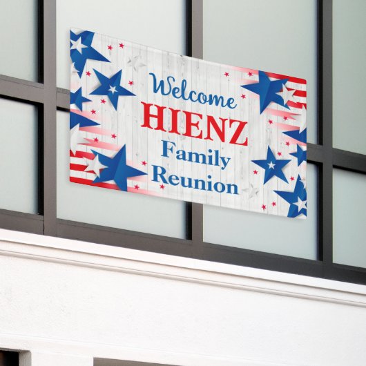 カスタマイズ可能な愛国家族懇親会 横断幕 (ビルの外側)