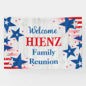 カスタマイズ可能な愛国家族懇親会 横断幕 (横)