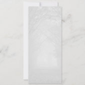 カスタマイズ可能な感謝してい悔やみや弔慰縦型フォトカード 招待状 (裏面)