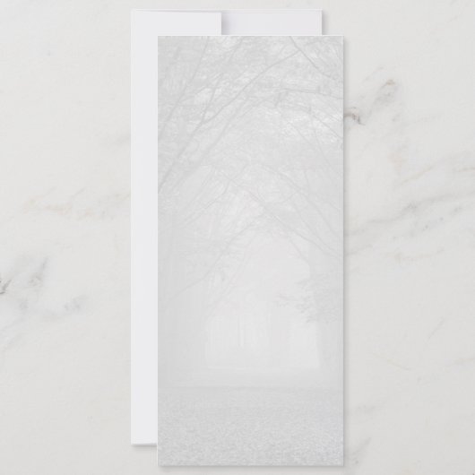 カスタマイズ可能な感謝してい悔やみや弔慰縦型フォトカード 招待状 (裏面)