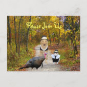 カスタマイズ可能な感謝用はがき招待状 インビテーションポストカード (正面)