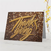 カスタマイズ可能な感謝祭の折りたたみ式グリーティングカード カード (黄色い花)