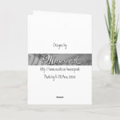 カスタマイズ可能な感謝祭カード シーズンカード (裏面)