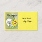 カスタマイズ可能な感謝 – フローリストカード エンクロージャーカード (正面)