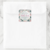 カスタマイズ可能な手作りヴィンテージバスソークラベル スクエアシール (バッグ)