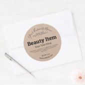 カスタマイズ可能な手作り気にスキンDIYビジネス ラウンドシール (封筒)