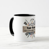 カスタマイズ可能な手利業者ツール マグカップ (正面左)