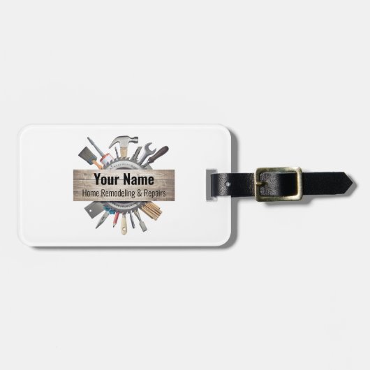カスタマイズ可能な手利業者ツール ラゲッジタグ (正面横)