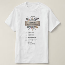 カスタマイズ可能な手利業者ツール Tシャツ