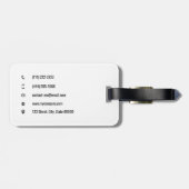 カスタマイズ可能な手書きツール木材 ラゲッジタグ (裏面横)