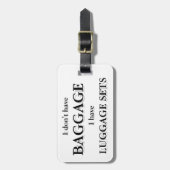 カスタマイズ可能な手荷物の荷物のラベル ラゲッジタグ (正面縦)
