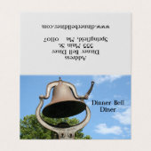 カスタマイズ可能な折られた名刺 名刺 (外部フラット)