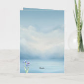 カスタマイズ可能な折りたたみ式グリーティングカード カード (裏面)