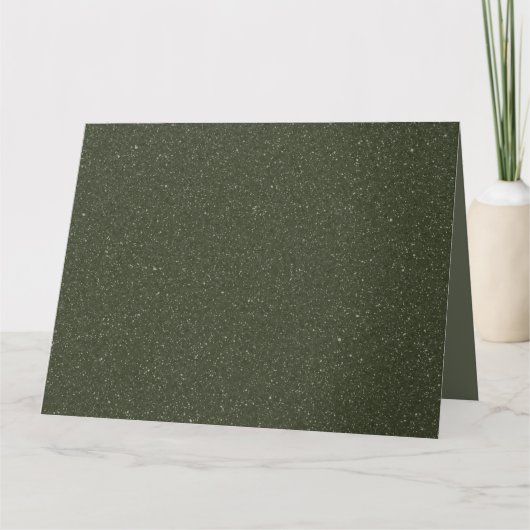 カスタマイズ可能な折り曲げサンキューカード- Moss Noise サンキューカード (正面)
