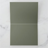カスタマイズ可能な折り曲げサンキューカード- Moss Noise サンキューカード (内部)