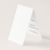 カスタマイズ可能な折り畳みクリスマスグリーティングカード (裏面)