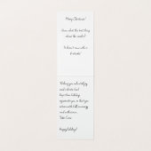 カスタマイズ可能な折り畳みクリスマスグリーティングカード (内部フラット)