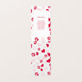 カスタマイズ可能な折り畳み獣医の名刺 名刺 (内部フラット)