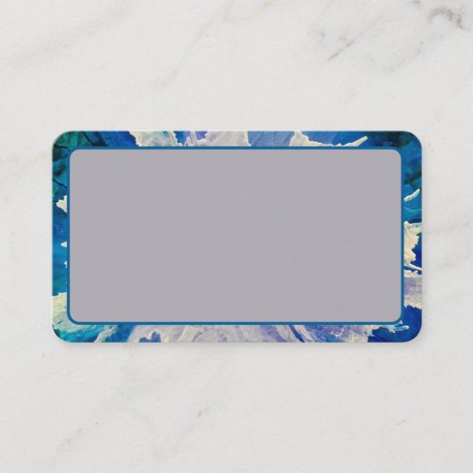 カスタマイズ可能な抽象芸術デイジー名刺 名刺 (正面)