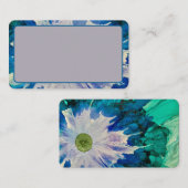 カスタマイズ可能な抽象芸術デイジー名刺 名刺 (正面/裏面)