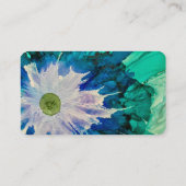 カスタマイズ可能な抽象芸術デイジー名刺 名刺 (裏面)