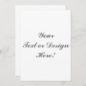 カスタマイズ可能な招待状 - あなただけのテキストやデザインを 招待状 (正面/裏面)