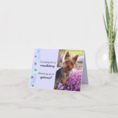 カスタマイズ可能な拡大する古い誕生日カード カード (正面)