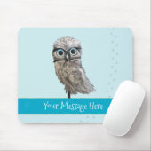 カスタマイズ可能な掘り進むフクロウの沿岸芸術 マウスパッド (マウス)